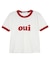 OUI SLAB COMPACT S/S RINGER TEE