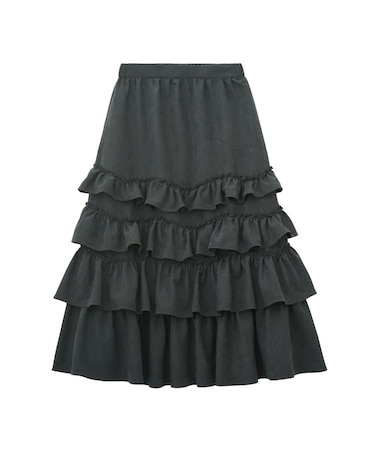 SOLID DIRNDL SKIRT