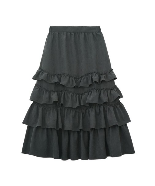 SOLID DIRNDL SKIRT