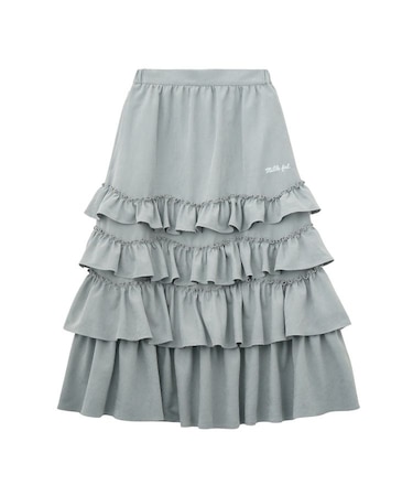 SOLID DIRNDL SKIRT