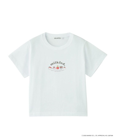 MILKFED. x SANRIO CHARACTERS COMPACT S/S TEE