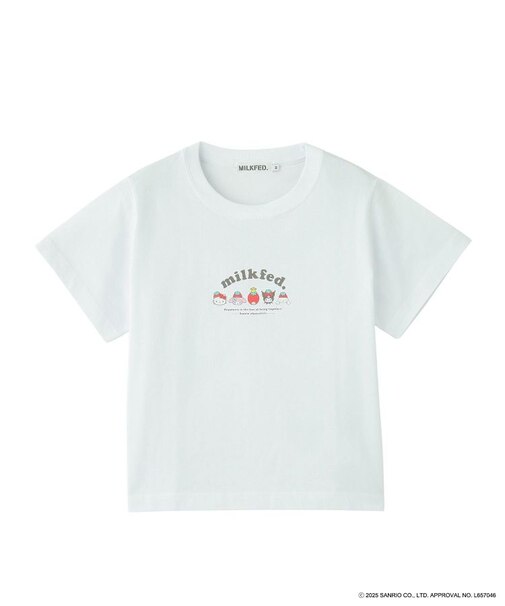 MILKFED. x SANRIO CHARACTERS COMPACT S/S TEE