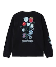 FLOWER PRINT WIDE L/S TEE
