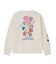 FLOWER PRINT WIDE L/S TEE