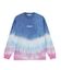 TIE DYED JAGGED PATTERN L/S TEE