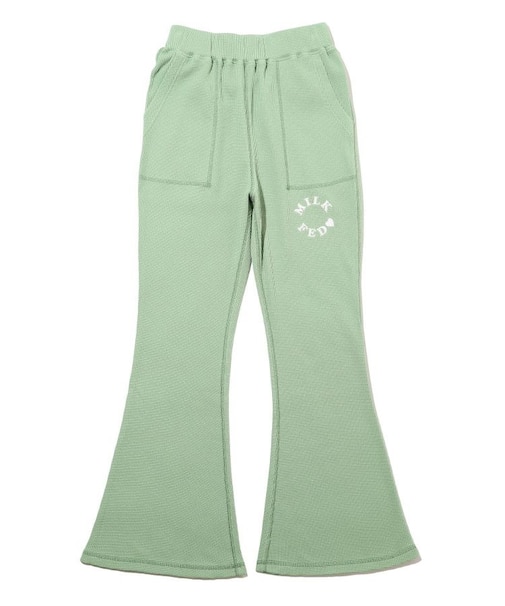 WAFFLE FLARE PANTS