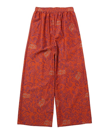 FLORAL WIDE PANTS