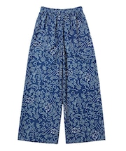 FLORAL WIDE PANTS