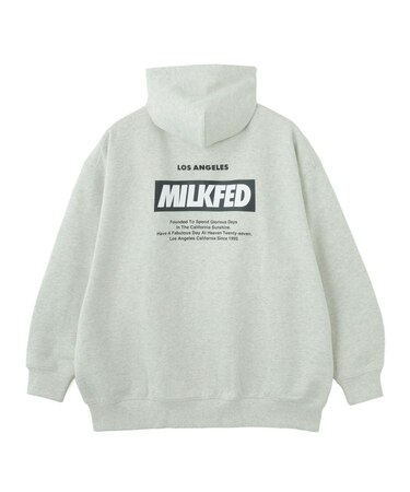 SLANT LOGO ZIP UP HOODIE