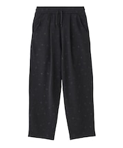 EMBROIDERY TUCK SWEAT PANTS