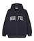COLLEGE LOGO PATCH ZIP UP HOODIE