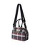 PLAID PATTERN BOSTON BAG