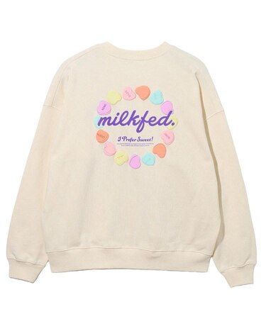 CIRCLE HEART SWEAT TOP