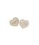HEART LOGO STUD EARRINGS