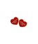 HEART LOGO STUD EARRINGS