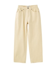 MILKFED. EMBROIDERED DENIM PANTS