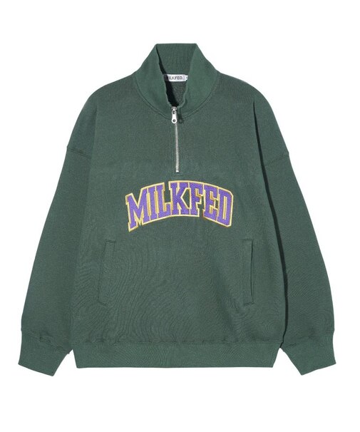 COLLEGE LOGO HALF ZIP TOP