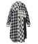 PLAID PATCHWORK SHIRT DRESS