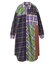 PLAID PATCHWORK SHIRT DRESS