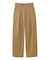 WIDE-LEG TWILL PANTS