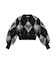HEART ARGYLE KNIT TOP