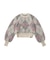 HEART ARGYLE KNIT TOP