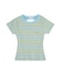 OPEN BACK STRIPE S/S TOP