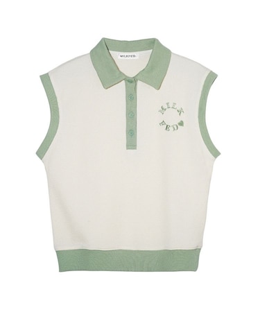 WAFFLE SLEEVELESS TOP