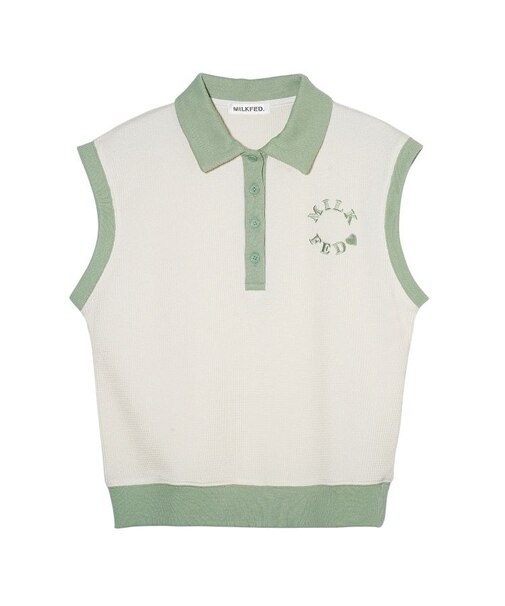 WAFFLE SLEEVELESS TOP