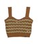 WAVE PATTERN KNIT CAMISOLE