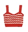 WAVE PATTERN KNIT CAMISOLE