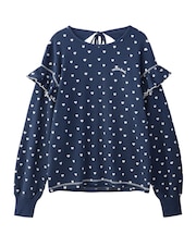 FRILL HEART WAFFLE TOP