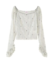 MILKFED. x LANIE USAGI MESHED TOP