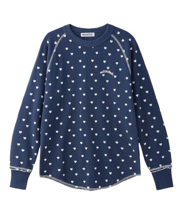 HEART WAFFLE TOP