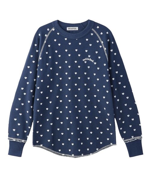 HEART WAFFLE TOP