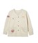MANY PATCHED COLLARLESS JACKET