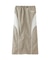 LINE PIPING LONG SKIRT