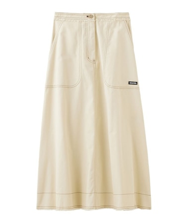SOLID LONG SKIRT