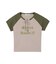 MILKFED. AT HEAVEN27 LACE UP B/B TEE
