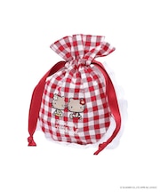 MILKFED. x HELLO KITTY SUN-KISSED F2F DRAWSTRING POUCH