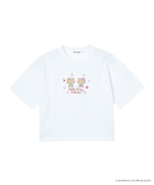 MILKFED. x HELLO KITTY SUN-KISSED F2F S/S TEE