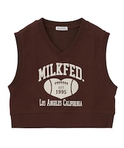 COLLEGE LOGO V-NECK SWEAT VEST