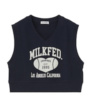 COLLEGE LOGO V-NECK SWEAT VEST