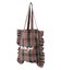 FRILLED TARTAN TOTE BAG