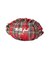 FRILLED TARTAN POUCH