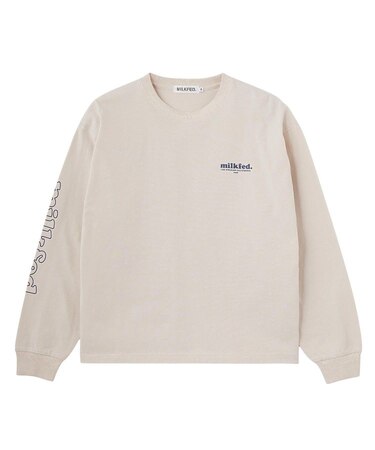 MILKFED. COOPER LOGO L/S TEE