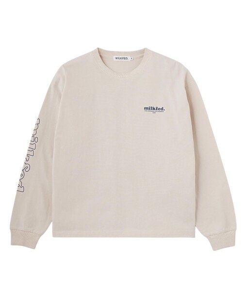 MILKFED. COOPER LOGO L/S TEE
