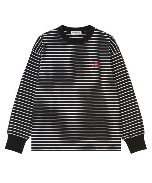 STRIPED L/S TOP