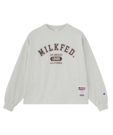 MILKFED.ⅹCHAMPION LS TEE