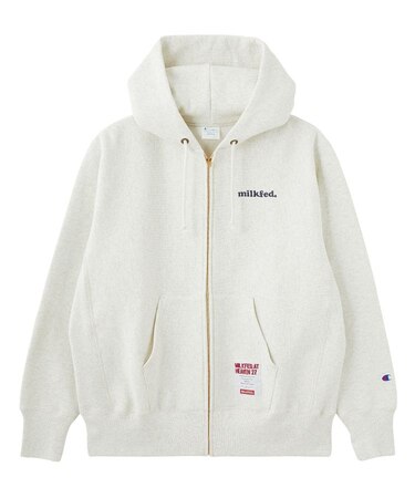 MILKFED.ⅹCHAMPION SWEAT ZIP HOODIE